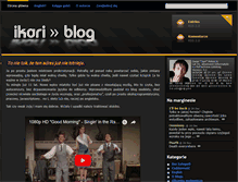 Tablet Screenshot of blog.ikari.pl